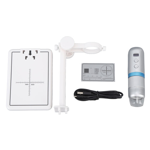 Digital Microscope With Wireless Skin Analyzer Functionality High Resolution Detection For Dermatoscope Scalp Testing HD LCD Screen And Rechargeable
