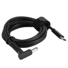 Cavo di alimentazione a ricarica rapida con emulatore PD, trigger da USB C a DC4.5X3.0Mm per laptop HP, presa a muro, cavo di ricarica PD65W,