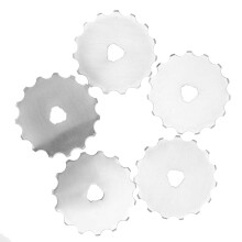 Perforating Rotary Replacement Blade for Sewing Crafts, Wide Skip Blade with Sharp and Durable Edge, Professional Quality Sharp Steel Blade for