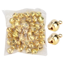Lesklé železné rolničky pre DIY projekty, DIY šperky, mini drobné železné rolničky s otvorom na remeslá, šperky, festivaly, narodeniny