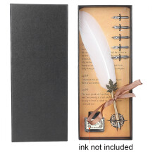 Pluma estilográfica antigua Signature, herramienta de escritura, juego de pluma de inmersión para caligrafía con agarre cómodo para creaciones