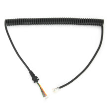 Handmikrofonkabel Ersatzteil für FT-7800/8800/8900, 110 cm, schwarz