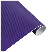 Christmas Stickers 30Cm X 127Cm 3D Carbon Fiber Vinyl Car Wrap Sheet Purple For Cars And Motorcycles
