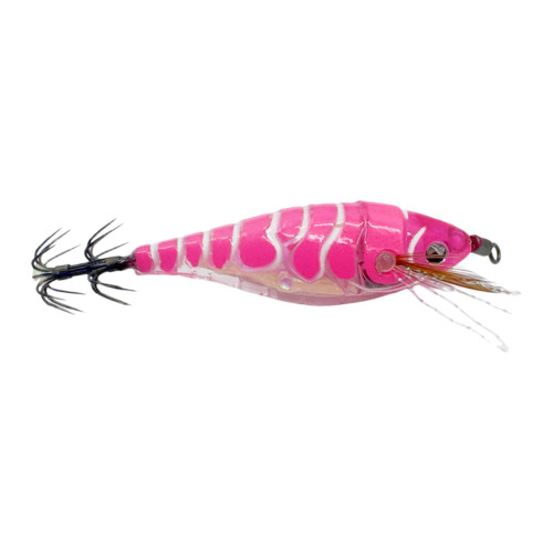 Glows Squid Jigs Lures Cuttlefish Sleeve Squid Jigs Baits-pink