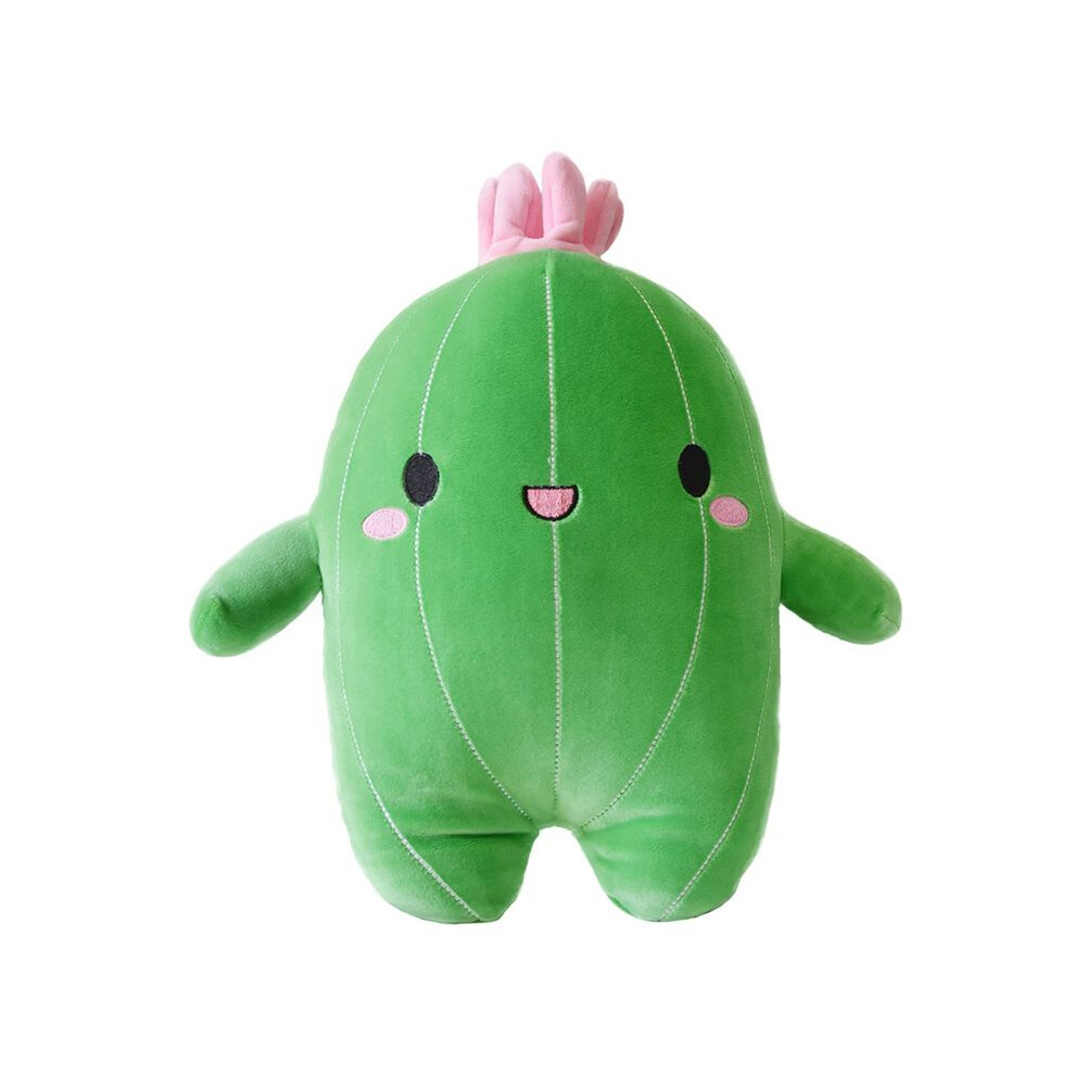Cuddly Cactus Stuffed Plant Animal With Smile Face And Antenna Soft Cacti Plush Toy Pillow,S 6032834609412