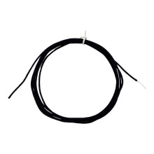 Stage Guitar Cable Shielded Copper Conductors Cotton-Black
