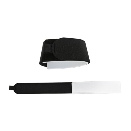 2Pcs Adjustable Ski Wraps Ties Band Storage-Black and white