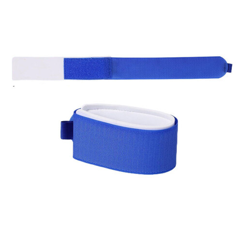 2Pcs Winter Ski Strap Fasteners Tape Protector Pad for-Blue
