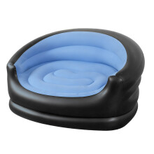 Dickes, schweres aufblasbares Sofa, tragbare Instants-Blau