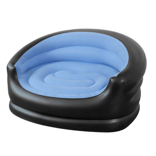 Dickes, schweres aufblasbares Sofa, tragbare Instants-Blau