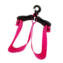 Rapid Detach Double Clip Fin Strap for Swimming Pool-rose red