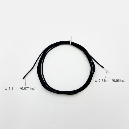 Stage Guitar Cable Shielded Copper Conductors Cotton-Black 2