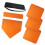 Professional Throw Down Rubber Base Set Exercise Home-Orange 1