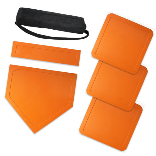 Professional Throw Down Rubber Base Set Exercise Home-Orange