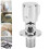 Copper G1/2in Triangular Angle Valve Water Stop for Bathroom Kitchen 6