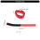 Scubas Diving Wrist Strap With D Rings Adjustable-Red 1 inch 2