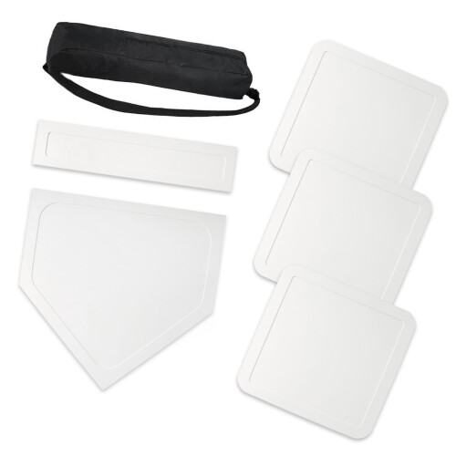 Baseball And Softball Base Set Training Equipment-White