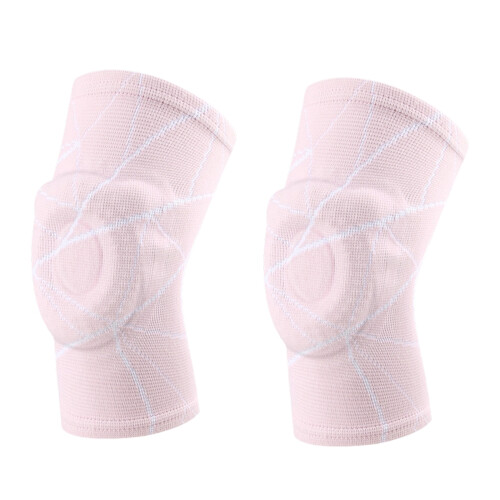 Basketball-Knieschoner-Schutzausrüstung, hohe-rosa L