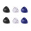 6pack Triangles Guitar Pick Holder Case Durability ABS-D 1