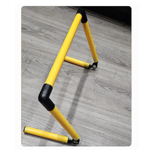 Speed Agility Hurdle Adjustable Angles Practical-Orange 20CM 1