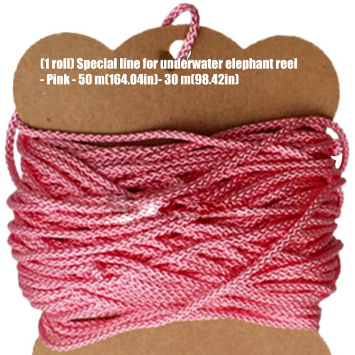 Scubas Diving Reel Line Replacement Spool Reel Line-Pink 50M 2