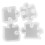 DIY Jigsaw Puzzle Mold Silicone Can Be Assembled Full-Page Pendant Crystal Epoxy Mirror Glossy 1