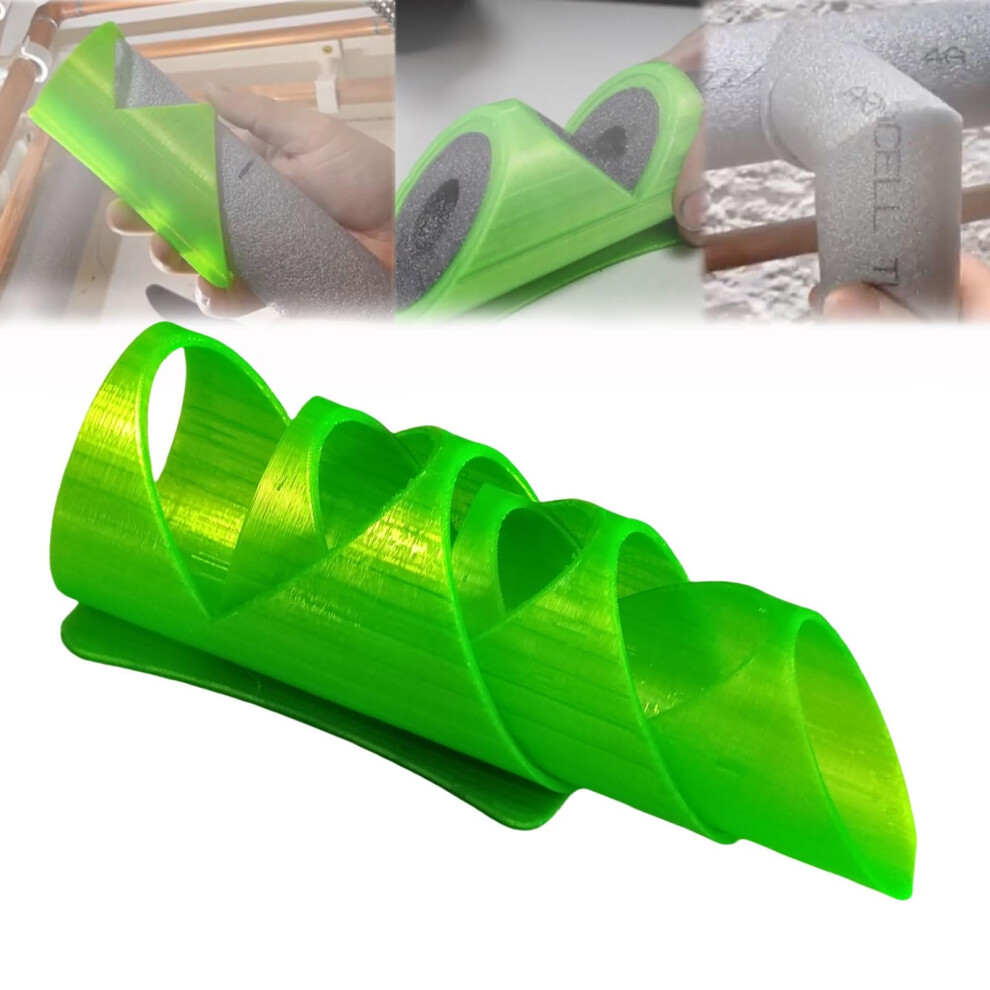 Pipe Insulation Cutter Set With Precise Alignment Marks, Adjustable Foam Pipe Clips For 15Mm 22Mm 28Mm 9199774777506