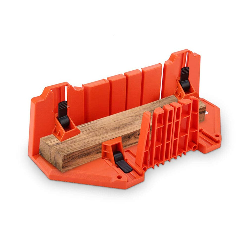 Miter Saw Box With Nonslip Base For Precise Angle Cutting 0 22.5 45 90 Woodworking 9199774777599