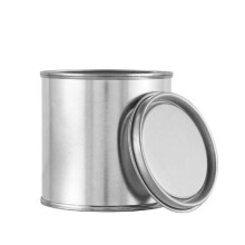 Empty Metal Paint Cans with Lids 1/4 Pint Leakproof Small Durable Storage Set of 6