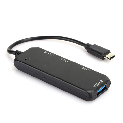 Διανομέας USB C επέκτασης φορητού υπολογιστή, προσαρμογέας πολλαπλών θυρών με 2