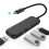 Διανομέας USB C επέκτασης φορητού υπολογιστή, προσαρμογέας πολλαπλών θυρών με 6