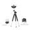 Adjustable Mini Tripod for Webcam & Phone - Portable Desktop Stand 1