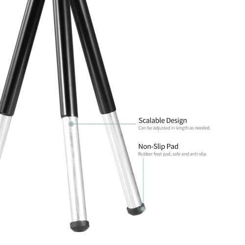 Adjustable Mini Tripod for Webcam & Phone - Portable Desktop Stand 1