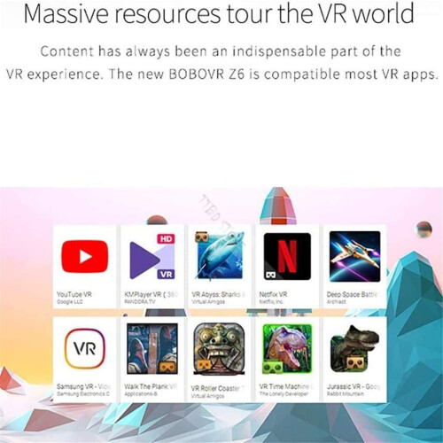 VR Headset With Remote Control, 3D VR Glasses, Virtual Reality Headset For iOS And Android Smartphones 2