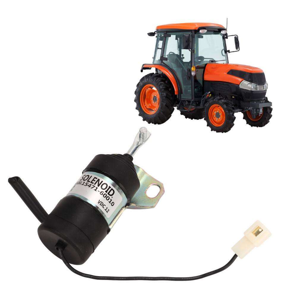 Fuel Shutoff Solenoid 129953 77811 For Kubota Models Kj S150v B1250hsd 8791381614154