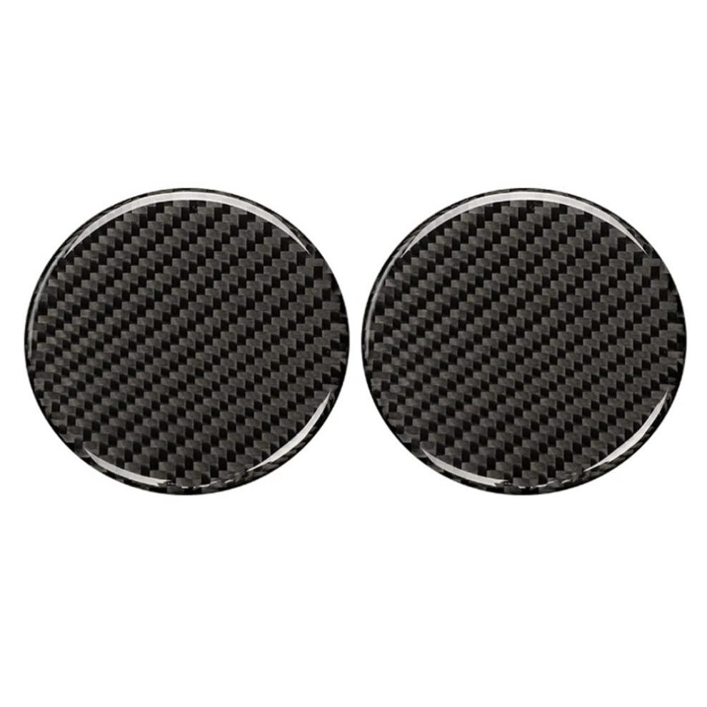 Car Drink Holder Mats 2Piece, Car Cup Coasters, Carbon Fibre Material, Nonslip Cup Holder Inserts, Cup Holder Pad 9187378995495