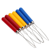 Sewing Embroidery Tool for Portable Design, Durable Stainless Steel Zipper Aid Tool & Button Puller for Independent Dressing (6PCs)