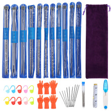 Craftsmanship In Your Hands: Aluminum Double Pointed Knitting Needles, Multi Sizes Stainless Steel Needles For Your Portable Knitting Adventure