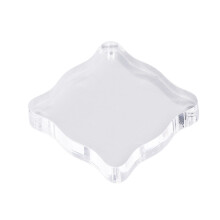 Ergonomische stempeloplossing, uniek ontworpen acrylstempelblok met eenvoudige beeldpositionering, essentiële stempeltools voor knutselaars.