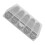 Sewing Machine Accessories for Embroidery and Sewing Machine, Prewound Bobbin Thread with Smooth Polyester High Tenacity, Clear Storage Plastic Case D 2