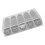 Sewing Machine Accessories for Embroidery and Sewing Machine, Prewound Bobbin Thread with Smooth Polyester High Tenacity, Clear Storage Plastic Case D 4