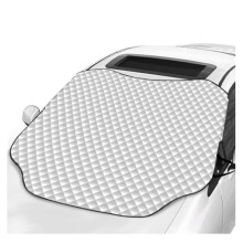 Car Windshield Cover Front Windshield Snow Ice Frost Sun UV Dust Water Resistant Silver