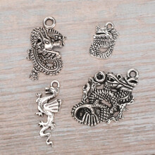 70Pcs DIY Jewelry Kit: Handmade Dragon Pattern Bracelet Accessories