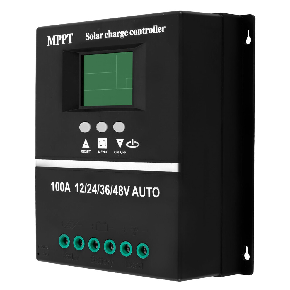 100A Mppt Solar Charge Controller Lcd Display 12V48v Battery Regulator With Dual Usb Ports 9094768007259
