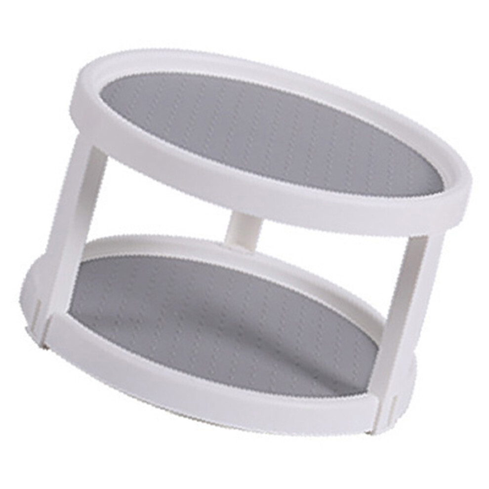 Two-Tier Rotating Spice Organizer 12 Slots Kitchen Storage Rack 6921381260293