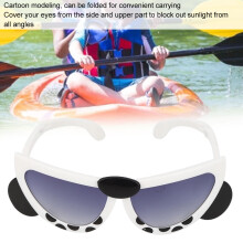 Faltbare Kinder-Sonnenbrille Weißer Panda Cartoon Sommer-Spielzeug 14cm