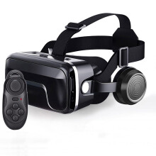 VR Headset 3D Glasses VR Goggles VR Games With Remote Controller Stereo Sound Compatible With Smartphones Color 12032