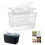 Sous Vide Container 12 Quart with Lid and Rack, Complete BPA Kit for Anova Cookers 1
