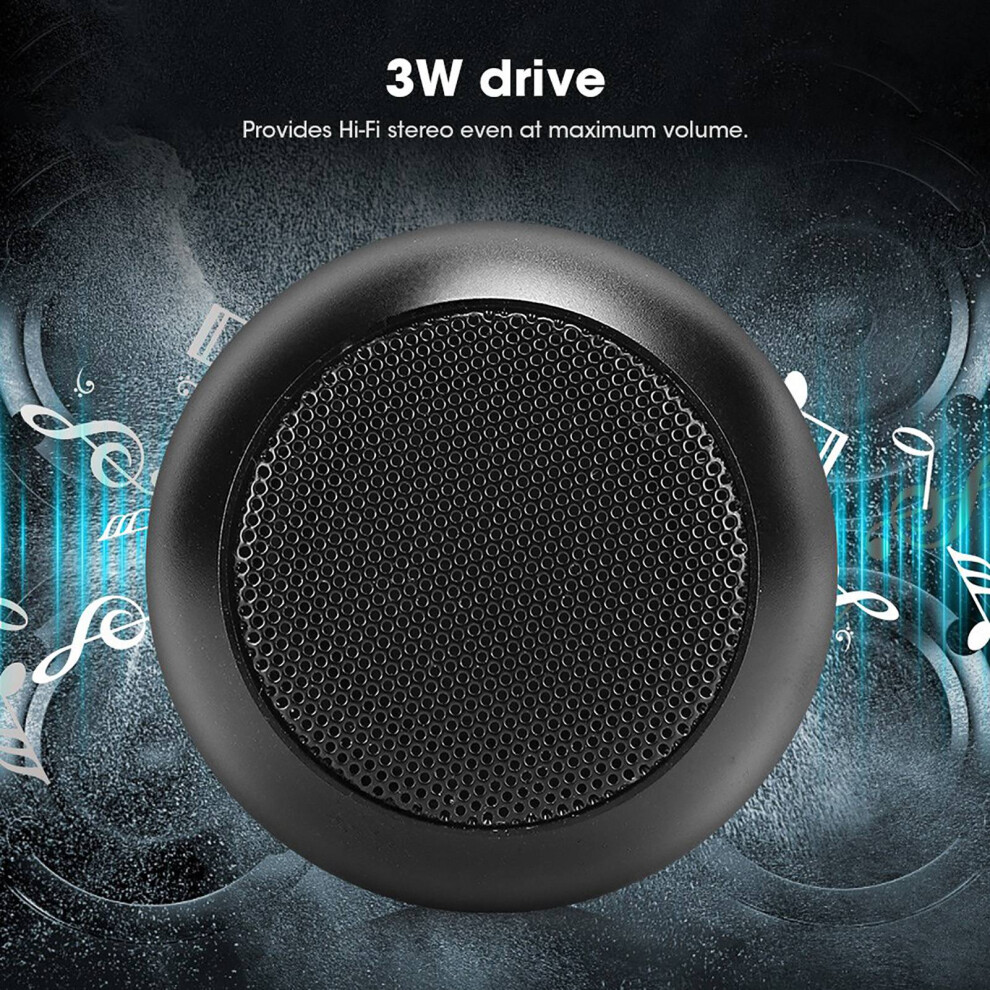 Dz 017 Aluminum Portable Bluetooth Speaker 3W 300Mah 50X50x31mm Black 6951379781202