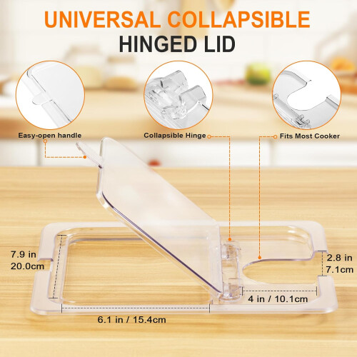 Sous Vide Container 12 Quart with Lid and Rack, Complete BPA Kit for Anova Cookers 1